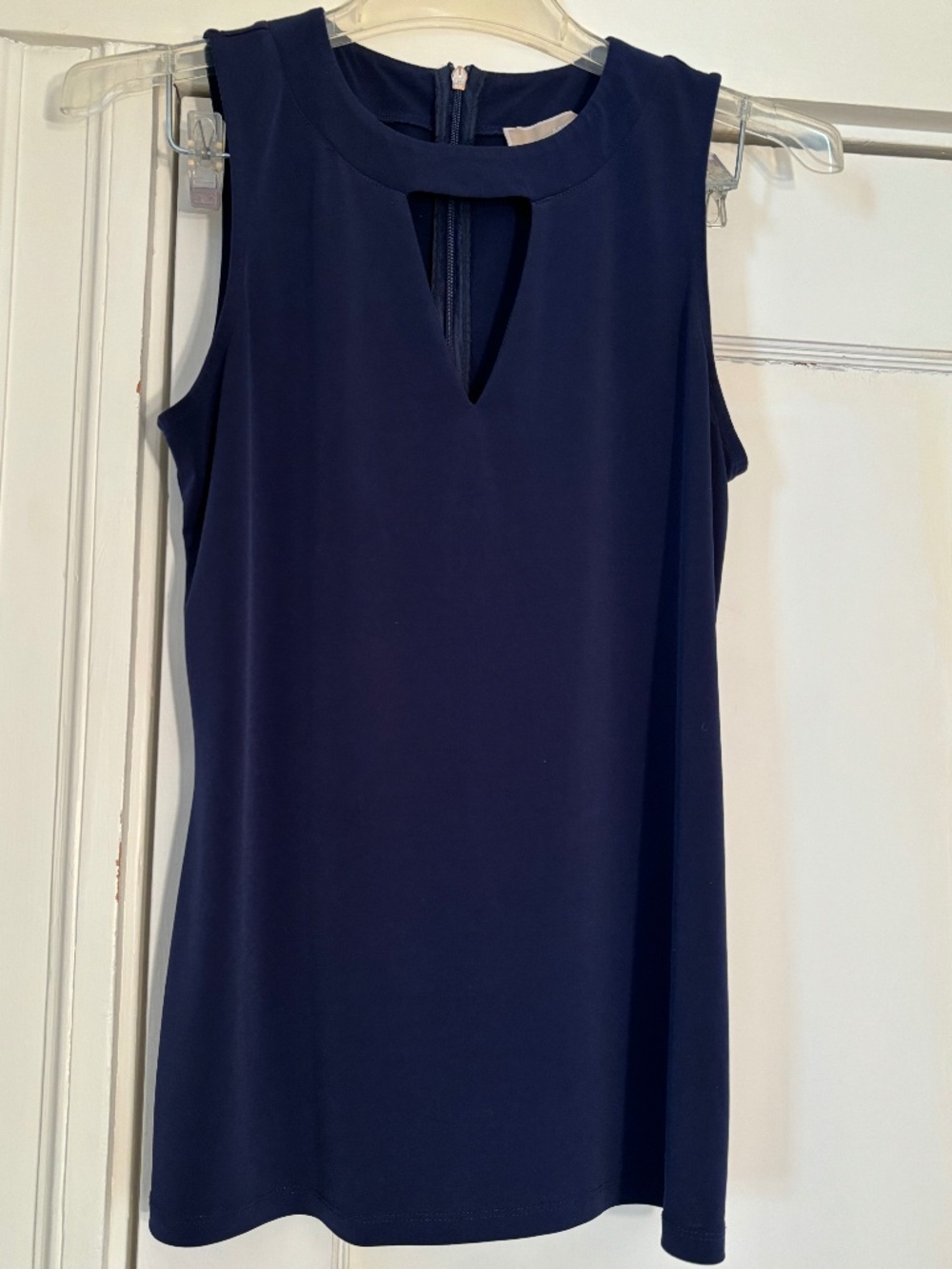 Michael Kors Sleeveless Key Hole Top Blouse